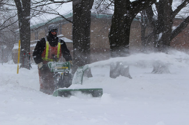 Some 20 to 30 cm of snow