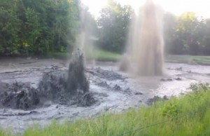 Churning pond at Indian Hills GC June 17-15. (Photo and Video Courtesy of Jamie Reitknecht Via Youtube)