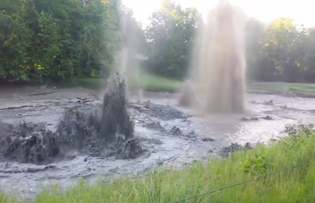 Natural Gas Geyser