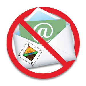 WARNING: Scam emails